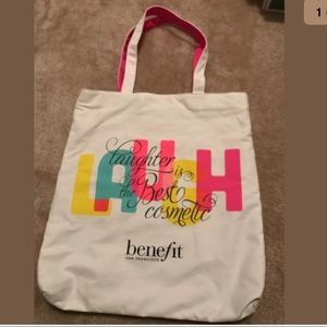NWOT Benefit Tote Bag Laughter